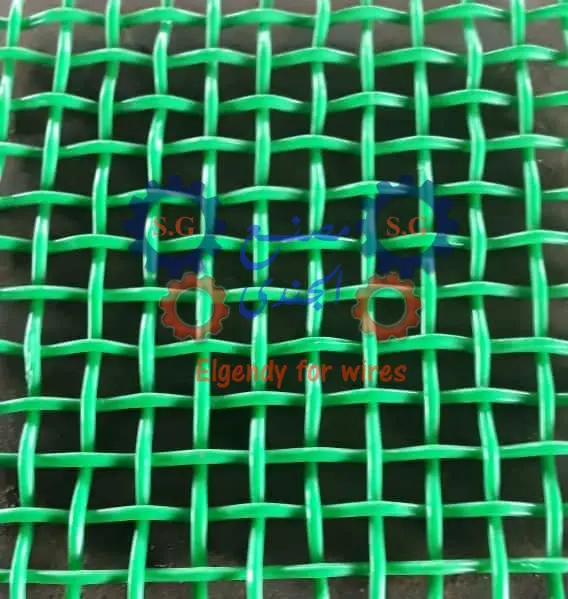 سلك شبك منسوج مجلفن مغطي pvc